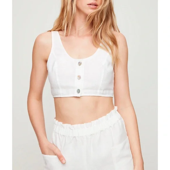 Aritzia Wilfred Free Sisley Cropped Tank - Picture 3 of 5